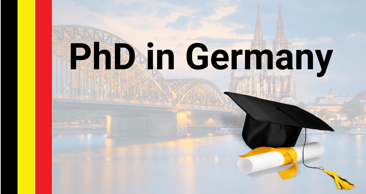 What is the typical path to a Ph.D. in Germany in a nutshell?